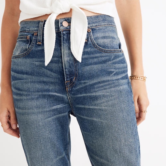 Madewell Denim - Madewell High Rise Slim Boyjean Jeans